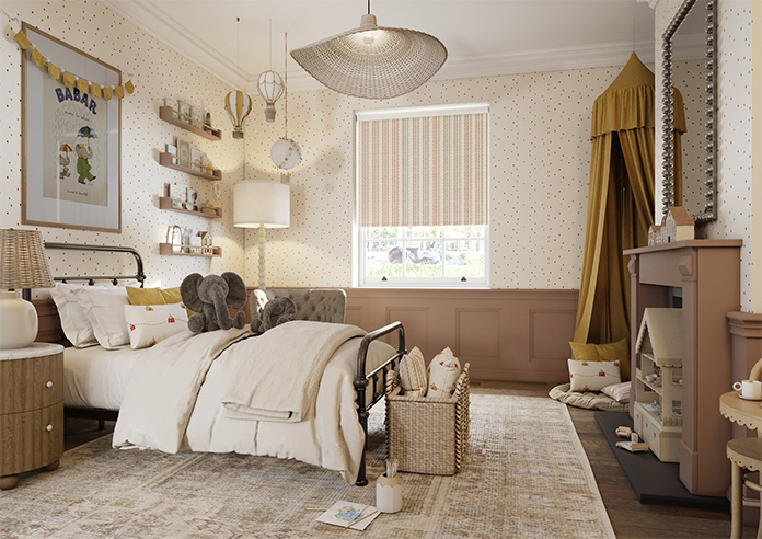 May Day, Stripe Spice - Roller Blind - Image 7